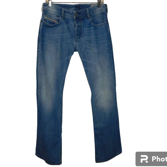 Diesel Zatiny Regular Bootcut Denim Jeans Size 30x32 - Picture 1 of 15